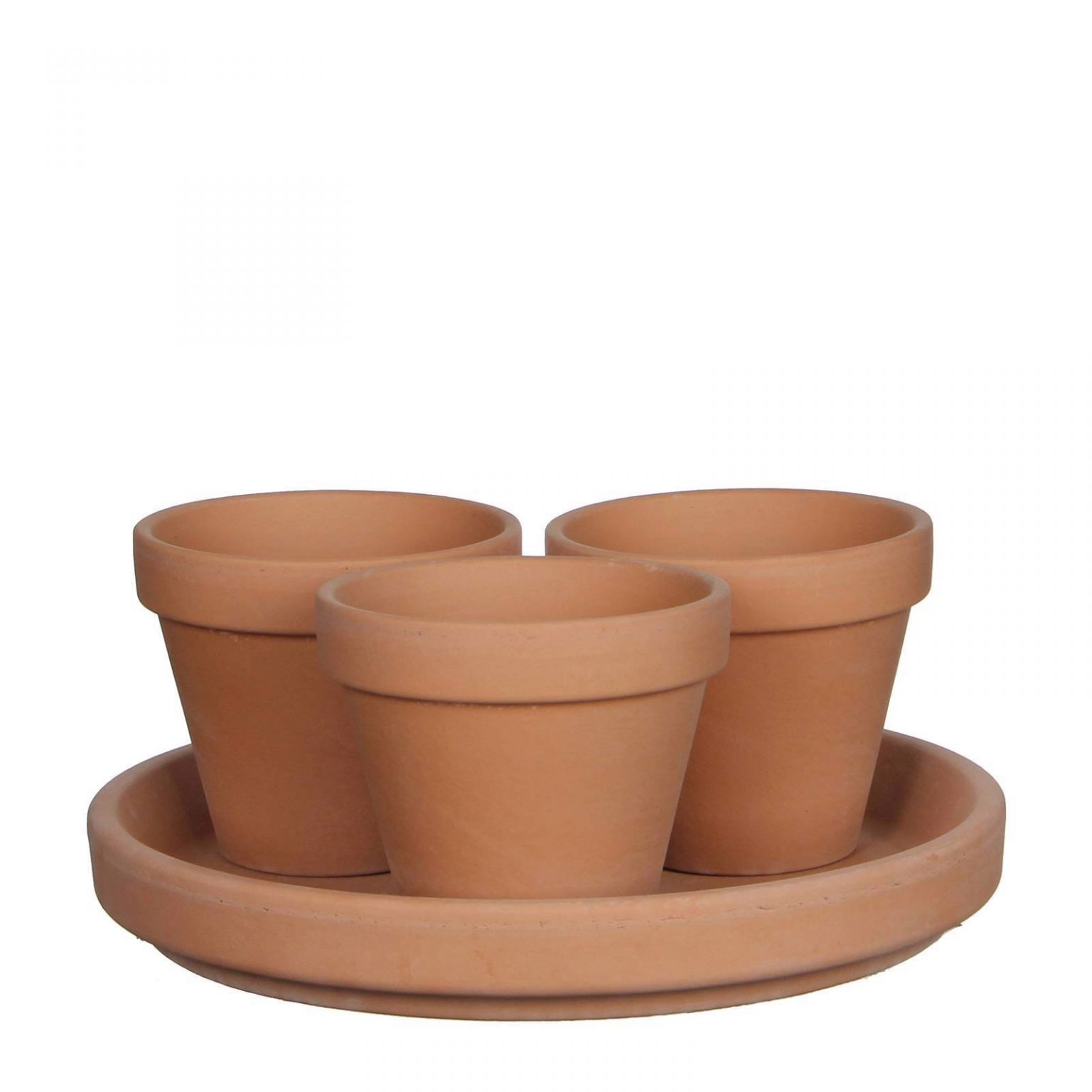 aanpassen Hesje Snelkoppelingen 3 Terracotta Potjes Met Onderschotel - D26/D14H11cm - De Tuinwinkel online tuincentrum - GroenRijk Rijswijk aanpassen Hesje Snelkoppelingen 3 Terracotta Potjes Met Onderschotel - D26/D14H11cm - De Tuinwinkel online tuincentrum - GroenRijk Rijswijk