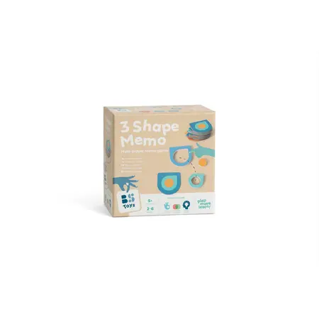 3-Vormen Memo - BS Toys – Educatief geheugenspel - afbeelding 3