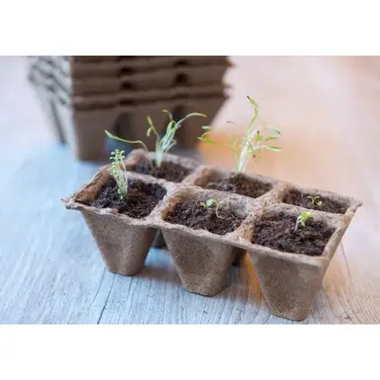 Nature Kweekpottrays 6-vaks 5x5x5cm (10 stuks) - afbeelding 4
