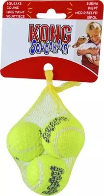 KONG Air Squeaker Tennisbal Small - 3 stuks - afbeelding 1
