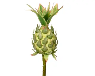 Ananas Polyester L51cm Geel