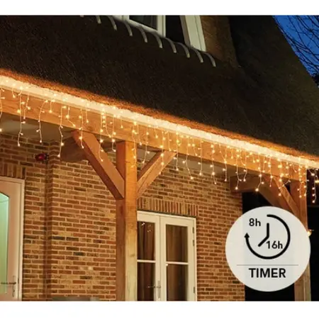 Anna's Collection IJspegelverlichting - 360 LED (7,2m) - Warm Wit - afbeelding 2