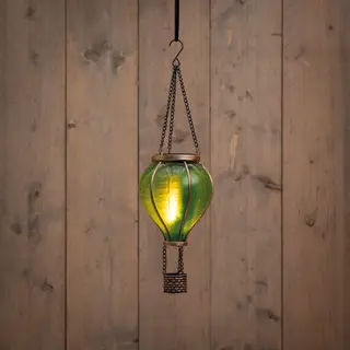 Solar Luchtballon 12led 36x11cm Grn