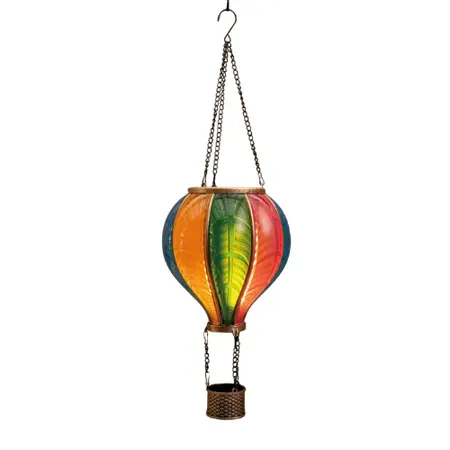 Anna's Collection - Solar Luchtballon 12 LED 62cm Multi