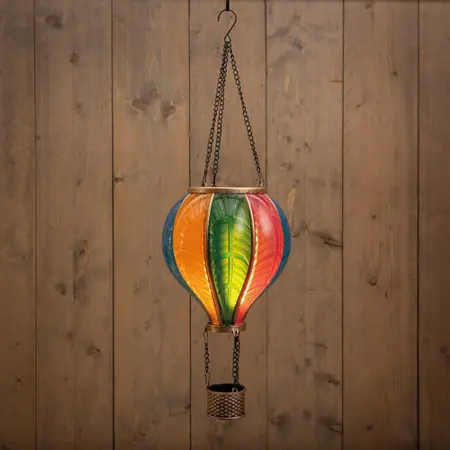 Anna's Collection - Solar Luchtballon 12 LED 62cm Multi