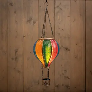Anna's Collection - Solar Luchtballon 12 LED 62cm Multi