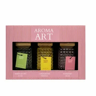 Aroma Art Diffuserset Fresh Box | 3 x 50 ml Geurstokjes - afbeelding 1