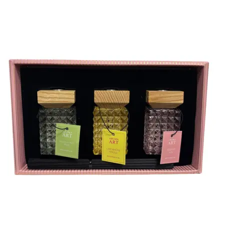 Aroma Art Diffuserset Fresh Box | 3 x 50 ml Geurstokjes - afbeelding 2