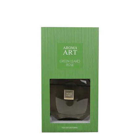 Aroma Art Diffuserset XL Green Leaves Rose - 800 ml - afbeelding 2