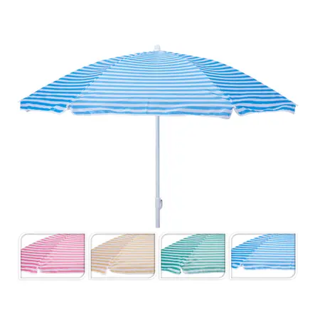 Balkon- en strandparasol 150cm - keuze uit 4 kleuren - afbeelding 1