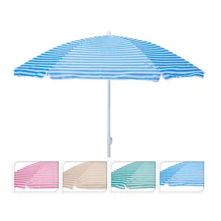 Balkon- en strandparasol 150cm - keuze uit 4 kleuren - afbeelding 1