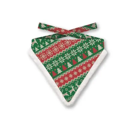 Bandana Xmas Kerstepatroon Mix Dog M - afbeelding 1