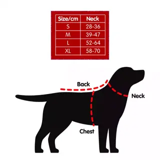 Bandana Xmas Santa’s Favourite Dog Red M - afbeelding 2