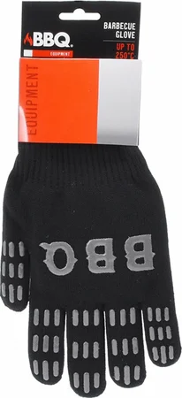 Barbecue Handschoen Antislip – 250 °C – One Size – Zwart