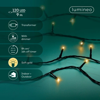 Basic Led Lights - Lumineo - 120 lampjes - Soft Gold