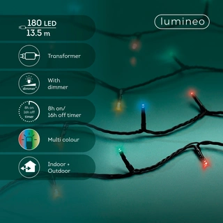 Basic Led Lights - Lumineo - 180 lampjes - Multi Colour