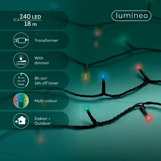 Basic Led Lights - Lumineo - 240 lampjes - Multi Colour - afbeelding 3