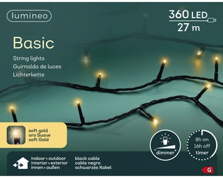 Basic Led Lights - Lumineo - 360 lampjes - Soft Gold - afbeelding 3