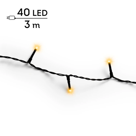 Basic Led Lights - Lumineo - 40 lampjes - Klassiek Warm - afbeelding 1