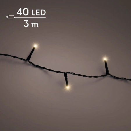 Basic Led Lights - Lumineo - 40 lampjes - Soft Gold - afbeelding 2