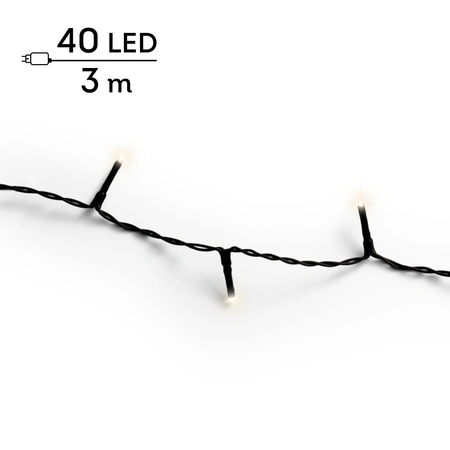 Basic Led Lights - Lumineo - 40 lampjes - Warm Wit - afbeelding 1