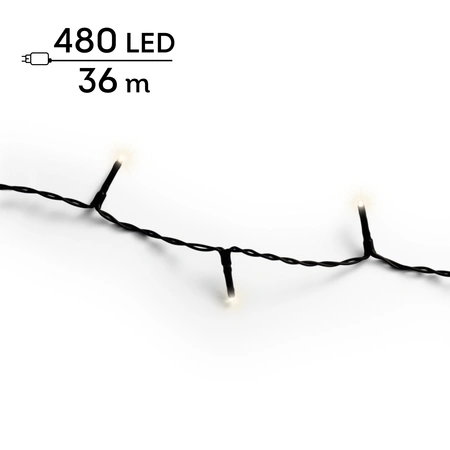 Basic Led Lights - Lumineo - 480 lampjes - Warm Wit - afbeelding 1