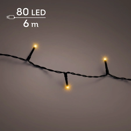 Basic Led Lights - Lumineo - 80 lampjes - Klassiek Warm - afbeelding 2