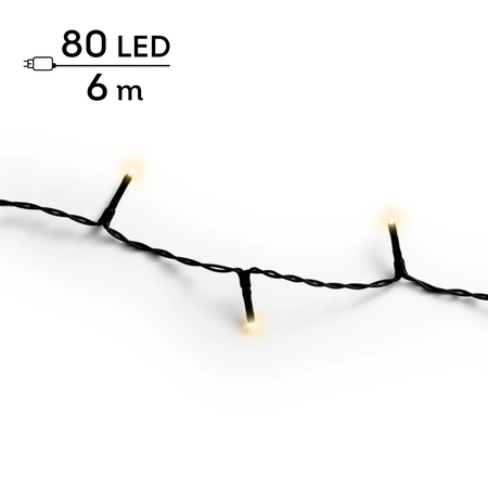 Basic Led Lights - Lumineo - 80 lampjes - Soft Gold - afbeelding 1