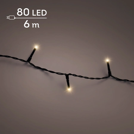 Basic Led Lights - Lumineo - 80 lampjes - Soft Gold - afbeelding 2
