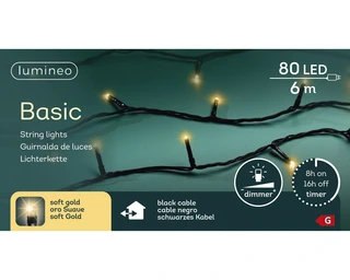 Basic Leds Lumineo Soft Gold 80LEDs