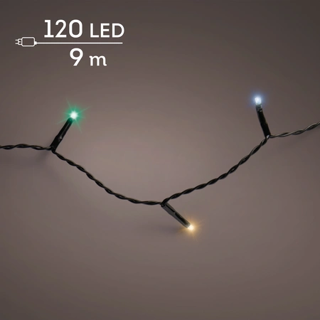 Basic Twinkle Led Lights - Lumineo - 120 lampjes - Multi Colour - afbeelding 7