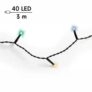 Basic Twinkle Led Lights - Lumineo - 40 lampjes - Multi Colour