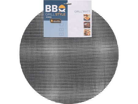 Bbq Grillmat Rond 40cm Zwart - afbeelding 1