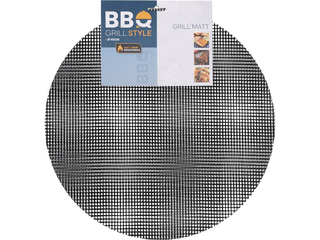 Bbq Grillmat Rond 40cm Zwart