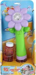 Bellenblaas Bloem Met Licht (roze of paars) - afbeelding 2