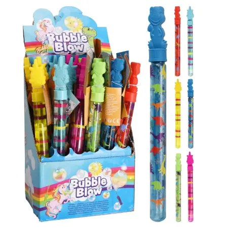 Bellenblaas Stok Met Figuur (keuze uit 6 kleuren) - afbeelding 1