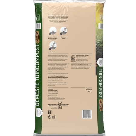 Bemeste Tuincompost Bio 40L - afbeelding 2