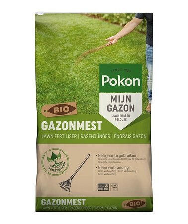 Pokon Bio Gazonmest voor 125m2 