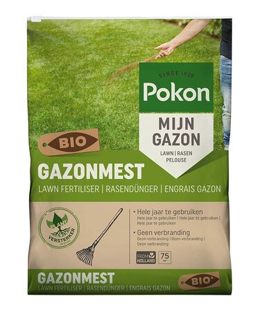 Pokon Bio gazonmest 75 m2