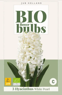 Bio Hyacinthus White Pearl - 3 bloembollen