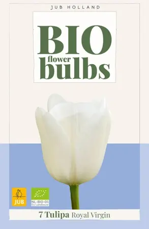 Biologische tulpenbollen 'Royal Virgin' - 7 stuks