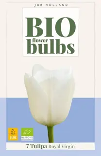 Biologische tulpenbollen 'Royal Virgin' - 7 stuks