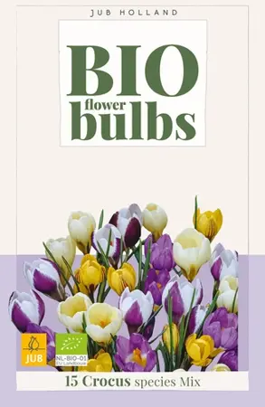Biologische krokusbollen 'Species Mix' - 15 stuks