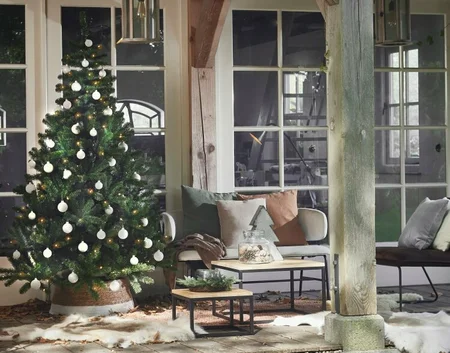 Black Box Trees - Kunstkerstboom Charlton Groen - H155cm met ledverlichting - afbeelding 4