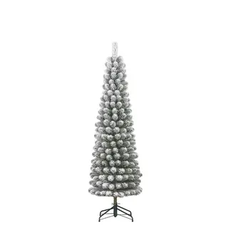 Black Box Trees - Kunstkerstboom Charlton Pilar Besneeuwd - H185cm - afbeelding 3