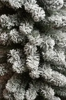 Black Box Trees - Kunstkerstboom Charlton Pilar Besneeuwd - H185cm - afbeelding 2