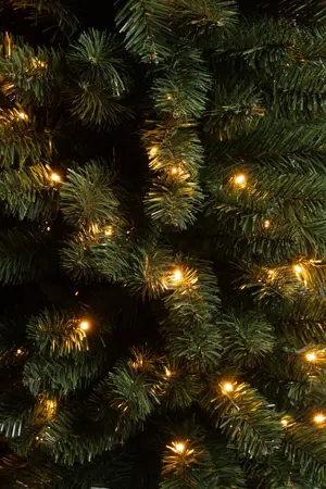 Black Box Trees Kunstkerstboom Charlton Pilar Groen - H215cm met ledverlichting - afbeelding 3