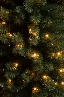 Black Box Trees Kunstkerstboom Charlton Pilar Groen - H215cm met ledverlichting - afbeelding 3