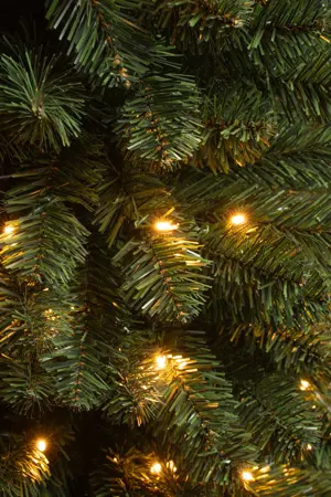 Black Box Trees - Kunstkerstboom Charlton Pilar Groen - H230cm met ledverlichting - afbeelding 2