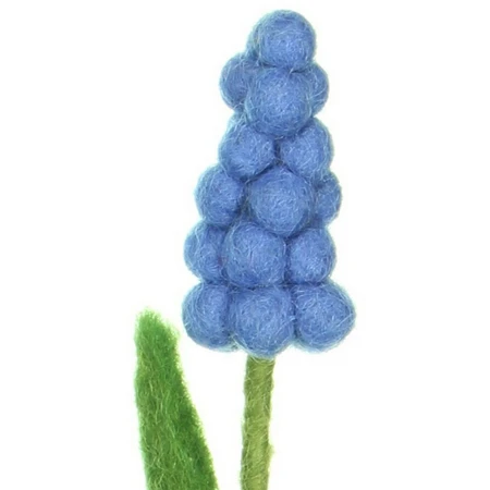 Blauw Druifje Vilt - afbeelding 2